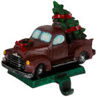 The Christmas Shoppe Rustic Red Truck & Christmas Tree Stocking Holder
