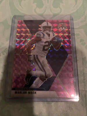 2020 Mosaic Marlon Mack Purple Mosaic Prizm /49 Colts - Image 1 of 2