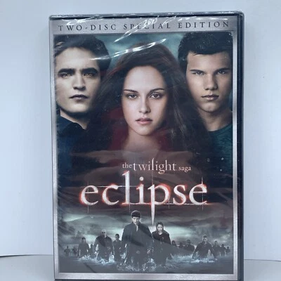 New - The Twilight Saga: Eclipse (DVD, 2010, 2-Disc Set) Special Edition Sealed Foto 1 de 4