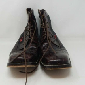 Dsquared D2 Dsquared2 Brown Boots Leather SZ 45 11 USA Hand Made NEED REPAIR - Picture 1 of 5
