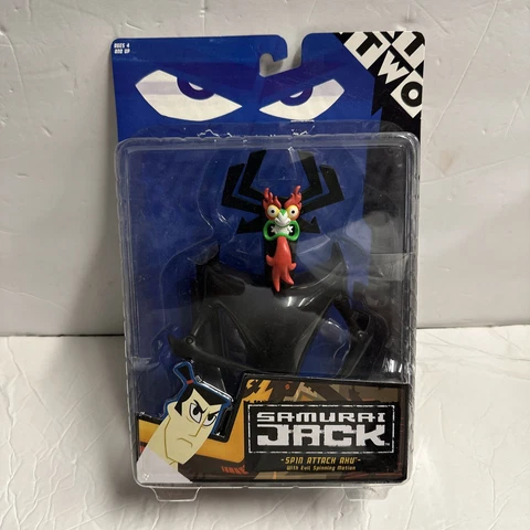 SAMURAI JACK SPIN ATTACK AKU CARTOON NETWORK 2001 Blue Card Damage Separation Cover