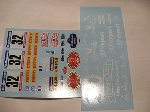 decals decalcomanie renault r5 turbo tour de corse n32 1984 1/18 - Imagen 1 de 1