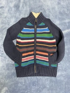 Kids GAP heavy cable knit multi-colored sweater size 8 pre owned - Picture 1 of 9
