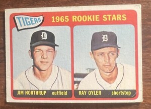 1965 Topps Jim Northrup Ray Oyler #259  Tigers Rookie Stars Cards