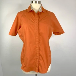 Camicia donna REDINGTON terracotta manica corta PESCA ESCURSIONISMO taglia Large L - Foto 1 di 10
