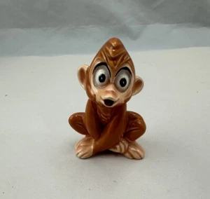 Vintage Disney Japan - Abu Monkey Aladdin Ceramic Figurine 3” Tall Disney Japan - Picture 1 of 5