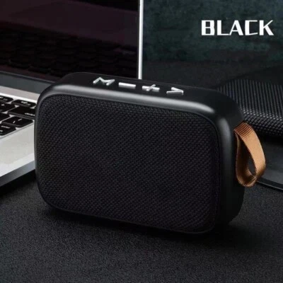 Altoparlante Portatile Bluetooth Mini Cassa Ingresso USB Compatto Funz. FM Nero - Immagine 1 di 4