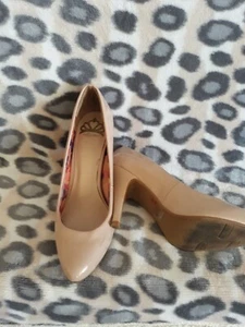 Fergalicious by Fergie very comfy cute heels. Neutral color. - Picture 1 of 4