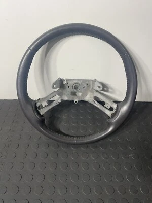 Volante Jeep Wrangler TJ 1997-2002 OEM envuelto en cuero carbón ágata Foto 1 de 3