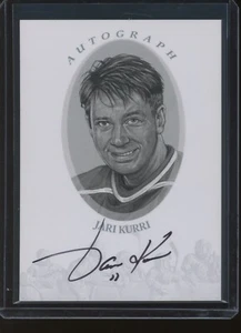2010-11 ITG Enshrined Hockey Jari Kurri #A-JK Silver Version Autograph Auto - Picture 1 of 2
