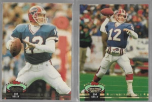 JIM KELLY 1992 Stadium Club #640 + 1992 SC Members Choice #605. BILLS - Picture 1 of 1