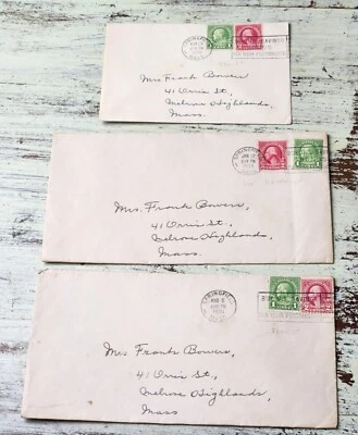 WWII Era Lot of 3 Martha Washington 1½¢ Covers w/ Bonds Slogans 1938–43 - Image 1 of 4