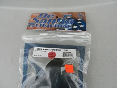 NIP De Santis LH Holster Fits:  S & w M & P CPT 9/40 001BBL7Z0 Black Leather - Image 1 of 3