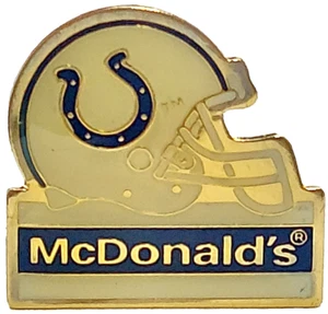 NFL Indianapolis Colts & McDonalds Restaurant 1" Helm Anstecknadel - Bild 1 von 3