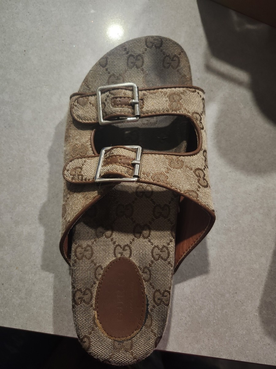 Sandalias Fitflop GOGH Para Hombre Cuero Marrón Oscuro, Tiras Ajustables,  Suela Microwobbleboard, Estilo Casual