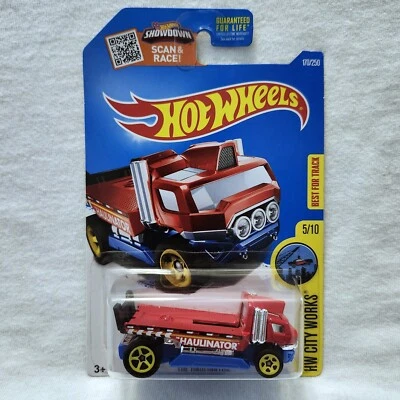 Hot Wheels City Works The Haulinator #170/250 rojo escala 1:64 Foto 1 de 4