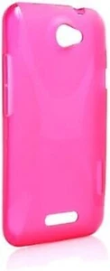 System-S Silicone Case Cover Protection Pink for HTC One X S720E - Picture 1 of 1