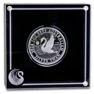 1 dólar de plata prueba cisne cisne Australia 1 oz plata PP 2024 - Imagen 1 de 5