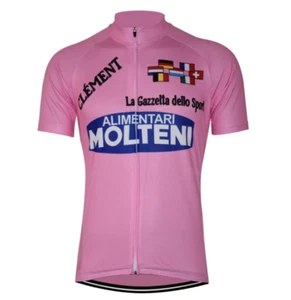 Maillot Molteni Arcore rose Eddy MERCKX cycliste retro vintage classic cyclism - Foto 1 di 10