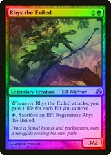 Rhys the Exiled FOIL Morningtide PLD Green Rare MAGIC GATHERING CARD ABUGames
