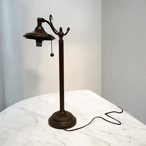 Vintage Metal Table Lamp Industrial Steampunk Decor 23” - Picture 1 of 7