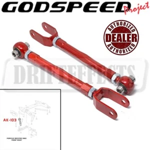 GODSPEED ADJUSTABLE CASTER FRONT LOWER ARMS KIT FOR PORSCHE BOXSTER 986 1997-04 - Picture 1 of 6