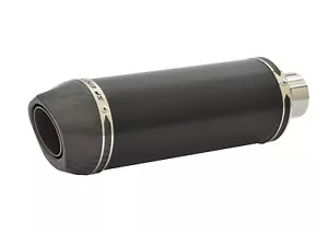 GSXR1000 Exhaust SP Engineering Diabolus Black Stubby Carbon Outlet 2017-2020 - Picture 1 of 8