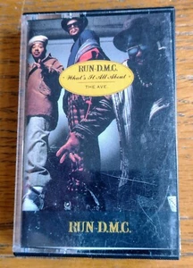 RUN DMC Cassette Tape Single What's It All About The Ave Stone Roses Sample Rare - Picture 1 of 9