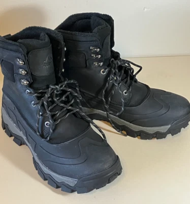 NORTIV8 Mens 10.5 Snow Boots Insulated Waterproof Winter Ski Outdoor Hiking - Image 1 of 4