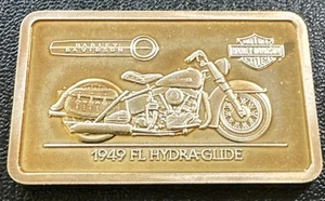 Harley Davidson 90 aniversario 1,4 oz plata .999 1949 FL HYDRA-GLIDE [1584] - Imagen 1 de 6