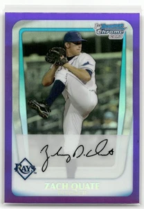 2011 Bowman Chrome #BCP143 Zach Quate Prospects Purple Refractors #/799 - Bild 1 von 2