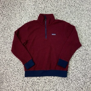 Patagonia Woolyester Fleece Quarter Zip Pullover Größe Herren Medium - Bild 1 von 5