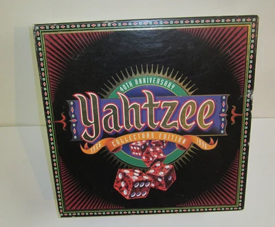 Yahtzee 40 周年收藏版骰子棋盘游戏 1995 完整 — 第 1/4 张图片