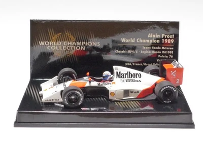 MINICHAMPS 1:43 McLAREN HONDA MP4/5 A. PROST WORLD CHAMPION 1989 "Marlboro" - Image 1 of 4