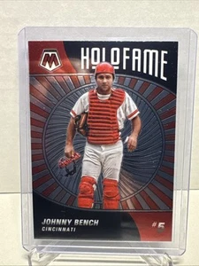 Johnny Bench 2022 Panini Mosaic Holofame Insert #11 MLB Cincinnati Reds - Picture 1 of 2