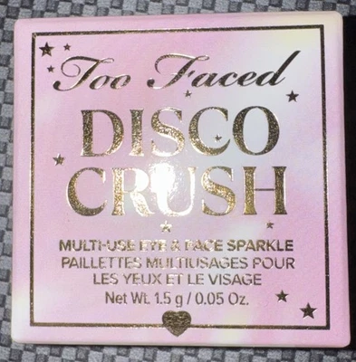 Brillo brillante para ojos y cara multiusos Too Faced Disco Crush - CORAZÓN OJOS NUEVO Foto 1 de 4
