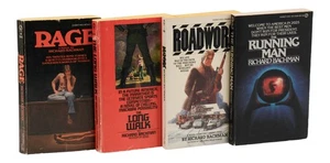 RICHARD BACHMAN Long Walk RAGE Roadwork & Running Man STEPHEN KING First Edition - Picture 1 of 9