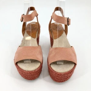 PENELOPE CHILVERS Hannah Suede Espadrille Wedge Heels Strappy Women's Size 5 - Picture 1 of 11