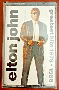Elton John Vintage Greatest Hits 1976 1986 Cassette Tape New Sealed - Picture 1 of 9