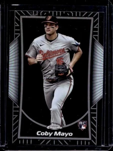 2025 Topps Chrome Coby Mayo Shadow Etch RC Rookie #SE-12 Orioles - Picture 1 of 2