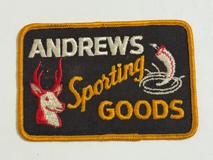Vintage Andrews Sporting Goods bestickter Aufnäher 4,5" x 3" - Bild 1 von 3