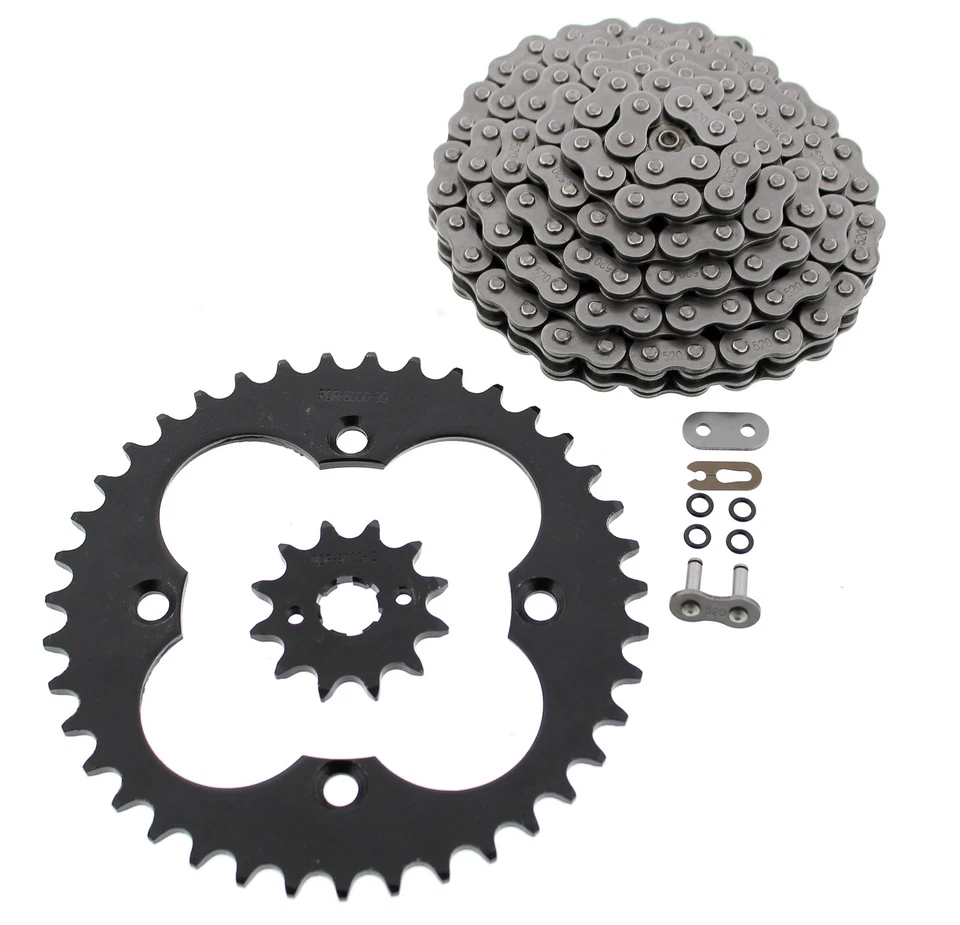 2008 Honda Sportrax 300EX TRX300EX O-кольцо цепи и черная звездочка комплект 12/39 - Изображение 1 из 1