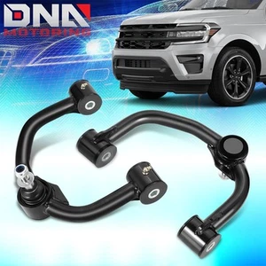For 2004-2017 Ford Expedition Lincoln Navigator Black Front Upper Control Arms - Picture 1 of 5