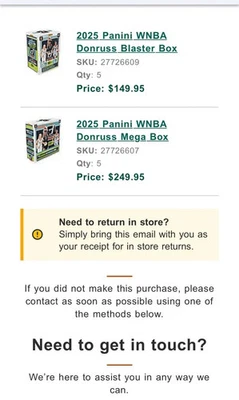 2025 Panini Donruss WNBA Basketball Blaster Box Factory Sealed Confirmed