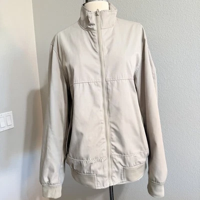 Chaqueta Bomber ZARA Ligera Crema Para Hombre Talla Grande Foto 1 de 4