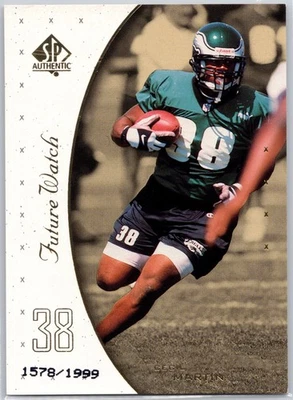 1999 SP Authentic #137 Cecil Martin #/1999 - Image 1 of 2