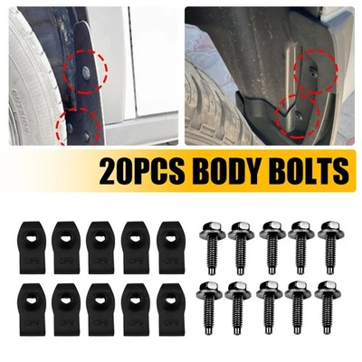 Pernos de carrocería y tuerca en U x clips para camioneta Ford - 5/16-18 1-3/16" - 1/2" 20 hexagonales - piezas - #374 Foto 1 de 4