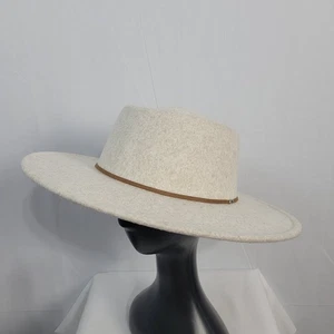 Cappello da barca Torrid taglia M/L in farina d'avena tesa larga, misto lana, classico, western - Foto 1 di 12