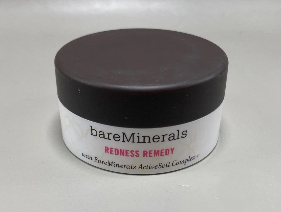 Polvo remedio de enrojecimiento de minerales desnudos sellado 0,17 oz 5 g abierto Foto 1 de 4