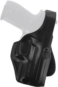 Galco PLE Unlined Paddle Leather Holster, Kimber 1911 4in/Colt 1911 4.: PLE267B - Picture 1 of 4